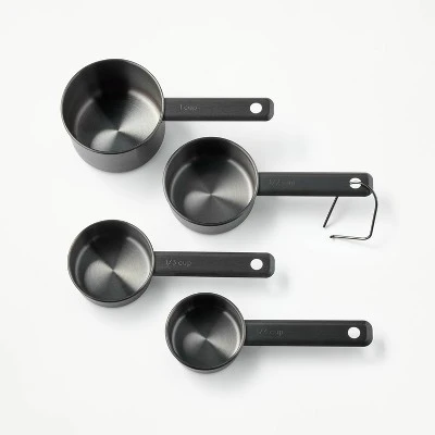 4pc Stainless Steel Measuring Cups - Figmint™ 5 4pc Stainless Steel Measuring Cups - Figmint™ - Image 3