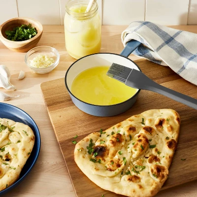 Silicone Basting Brush Dark Gray - Figmint™: Pastry, Cooking, Food & Butter Brush, Dishwasher-Safe, 11.91" Length 3 Silicone Basting Brush Dark Gray - Figmint™: Pastry, Cooking, Food & Butter Brush, Dishwasher-Safe, 11.91" Length