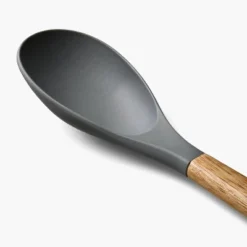 Acacia Wood/Nylon Solid Kitchen Spoon Gray - Figmint™: Mixing & Serving Tool, Hand Wash, 12.99" Length -Figmint GUEST 0f211b9c f8ad 4a17 84ab 8f8f06dbe641