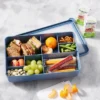 8-Compartment Large Plastic Snack Bento Box Blue - Figmint™: Recycled PET, Dishwasher & Microwave Safe -Figmint GUEST 14a1824b 3ed3 4c68 be5e 6b469bb59e54