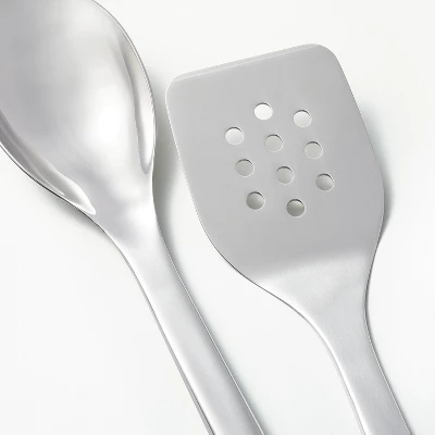 4pc Stainless Steel Kitchen Utensil Set Silver - Figmint™ 4 4pc Stainless Steel Kitchen Utensil Set Silver - Figmint™ - Image 2