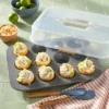 12ct Nonstick Aluminized Steel Muffin Pan With Lid Clear - Figmint™ -Figmint GUEST 17564ea3 c9b1 40b2 82c3 12a102decc0b