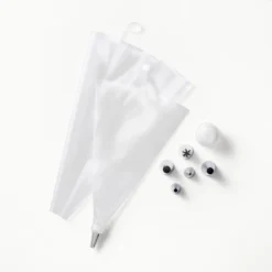 10pc Cake Decorating Set Clear - Figmint™: Piping & Icing Bag With Tips, Stainless Steel & Polypropylene, Hand Wash -Figmint GUEST 3cdcf66d 61c3 483c aca3 4f07a3848500