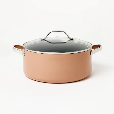 8qt Nonstick Ceramic Coated Aluminum Wide Stock Pot - Figmint™ 11 8qt Nonstick Ceramic Coated Aluminum Wide Stock Pot - Figmint™ - Image 10