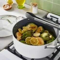 12" Stainless Steel Tong With Silicone Tip Dark Gray - Figmint™: Dishwasher-Safe Cooking Tool, 13.52" Length