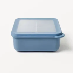 Bento Snack Box 4 Divided Compartments Blue - Figmint™ -Figmint GUEST 4617db12 683e 46cc 966a 041d9c982cba