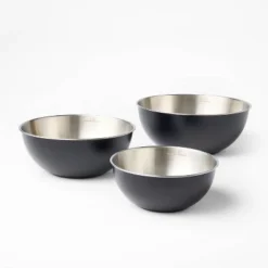 3pc (5qt, 3qt & 1.5qt) Stainless Steel Non-Slip Mixing Bowls (no Lids) - Figmint™ -Figmint GUEST 4663f3e5 3a76 4a98 b89f 5762c2458948