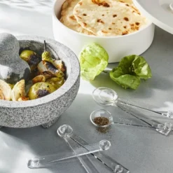 6pc Tritan Plastic Measuring Spoons Clear - Figmint™