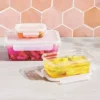 6pc (set Of 3) Plastic Rectangle Food Storage Container Set Clear - Figmint™ -Figmint GUEST 4ad8163e e3b5 430e bdd1 074ffb02999b