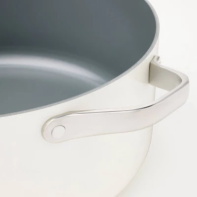 8qt Nonstick Ceramic Coated Aluminum Wide Stock Pot - Figmint™ 4 8qt Nonstick Ceramic Coated Aluminum Wide Stock Pot - Figmint™ - Image 3