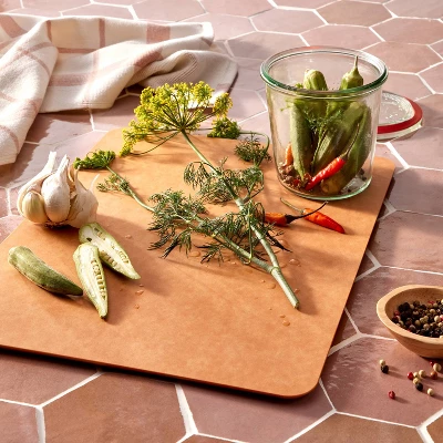 11"x14" Natural Fiber Cutting Board Natural - Figmint™ 3 11"x14" Natural Fiber Cutting Board Natural - Figmint™