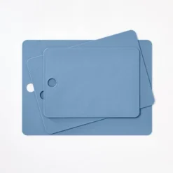 3pc Recycled Poly Essentials Cutting Board Set Blue - Figmint™: Dishwasher-Safe, Small To Large Sizes -Figmint GUEST 4cb98da0 6171 4531 8b8c 6f9873302e3b