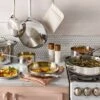 12pc Stainless Steel Cookware Set With 6pc Pan Protectors Silver - Figmint™ -Figmint GUEST 4db4f663 9b1d 405d ac56 c80960bcaff7