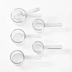 6pc Tritan Plastic Measuring Cups Clear - Figmint™: Dishwasher-Safe, Includes 1 Cup To 1/4 Cup -Figmint GUEST 4debd00d 7de4 4ad3 a0e8 1e760a248697