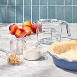 6pc Tritan Plastic Measuring Cups Clear - Figmint™: Dishwasher-Safe, Includes 1 Cup To 1/4 Cup