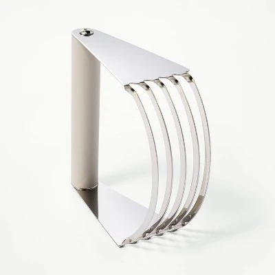 Pastry Blender Silver - Figmint™: Stainless Steel Blades, Hand Wash, Dishwasher-Safe, Kitchen Tool, 4" Height 6 Pastry Blender Silver - Figmint™: Stainless Steel Blades, Hand Wash, Dishwasher-Safe, Kitchen Tool, 4" Height - Image 4