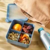 Bento Snack Box 4 Divided Compartments Blue - Figmint™ -Figmint GUEST 5929a670 12ea 4253 bac5 a4dff5c19ba8