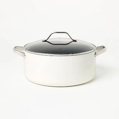 8qt Nonstick Ceramic Coated Aluminum Wide Stock Pot - Figmint™ 9 8qt Nonstick Ceramic Coated Aluminum Wide Stock Pot - Figmint™ - Image 8