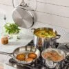 7pc Stainless Steel Cookware Set Silver - Figmint™ -Figmint GUEST 60b4d983 a51b 47c8 88b0 4a47a9d55eed