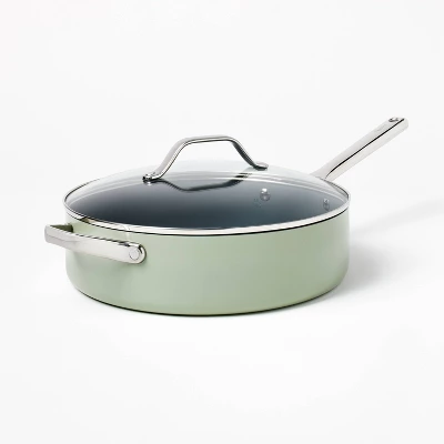 5qt Nonstick Ceramic Coated Aluminum Saute Pan - Figmint™ 11 5qt Nonstick Ceramic Coated Aluminum Saute Pan - Figmint™ - Image 9