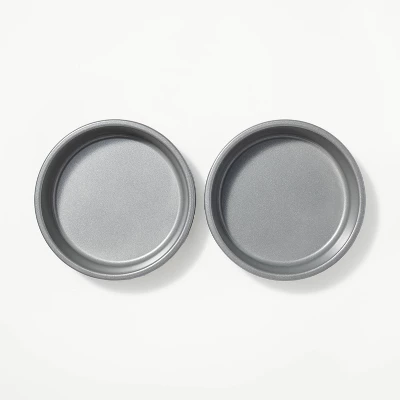 2pk Nonstick Mini Pie Dish Gray - Figmint™ 4 2pk Nonstick Mini Pie Dish Gray - Figmint™ - Image 2