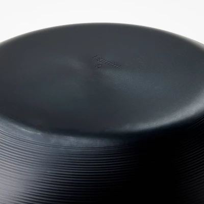 13.5" Carbon Steel Wok Dark Gray - Figmint™: 6 Qt Capacity, Hand Wash, Gas & Electric Compatible 6 13.5" Carbon Steel Wok Dark Gray - Figmint™: 6 Qt Capacity, Hand Wash, Gas & Electric Compatible - Image 4