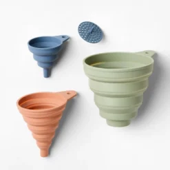 4pc Silicone Collapsible Funnel Set - Figmint™: Multicolored Kitchen & Cooking Funnels, Dishwasher-Safe, 5.59" Height 7 4pc Silicone Collapsible Funnel Set - Figmint™: Multicolored Kitchen & Cooking Funnels, Dishwasher-Safe, 5.59" Height -Figmint GUEST 82eadd37 ab0b 4bcf 843f 11331b6ed827