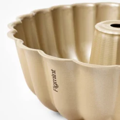Aluminum Fluted Cake Pan Gold - Figmint™ -Figmint GUEST 8366e4c0 74fe 4723 a8ea 4a4fa340b1bb