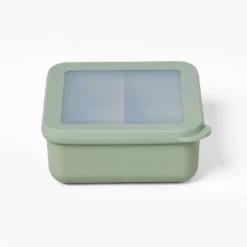 Small Snack Divided Bento (2 Compartments) Green - Figmint™ -Figmint GUEST 862bc31f 3f2e 4d12 a8c3 639c2a59b25b