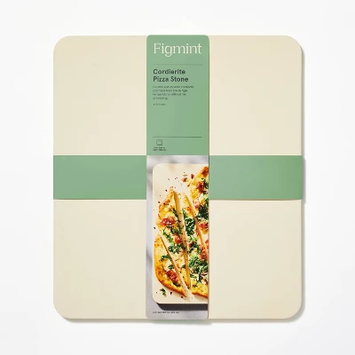 14"x16" Cordierite Pizza Stone Cream - Figmint™: Grill & Oven-Safe, Pizza Pan, Figmint Kitchen Essential 5 14"x16" Cordierite Pizza Stone Cream - Figmint™: Grill & Oven-Safe, Pizza Pan, Figmint Kitchen Essential - Image 3