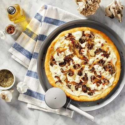 Stainless Steel Pizza Cutter Silver - Figmint™: Best Pizza Slicer, Kitchen Roller, Dishwasher-Safe, 8.83" Length 5 Stainless Steel Pizza Cutter Silver - Figmint™: Best Pizza Slicer, Kitchen Roller, Dishwasher-Safe, 8.83" Length - Image 3