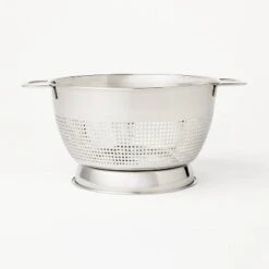 3qt Stainless Steel Colander Silver - Figmint™ -Figmint GUEST 97725cdb f8cb 4c45 b628 6146ab236a63