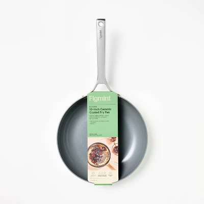 10" Nonstick Ceramic Coated Aluminum Frypan - Figmint™ 6 10" Nonstick Ceramic Coated Aluminum Frypan - Figmint™ - Image 5