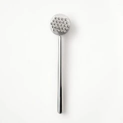 Stainless Steel Meat Tenderizer Silver - Figmint™: Dishwasher-Safe Mallet, 9.5" Height, 2" Width, 0.7 Lbs -Figmint GUEST 9b70f4f0 7b45 4a65 a51d ea14d715f64d