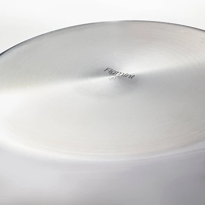 8" Nonstick Stainless Steel Frypan Silver - Figmint™ 6 8" Nonstick Stainless Steel Frypan Silver - Figmint™ - Image 4