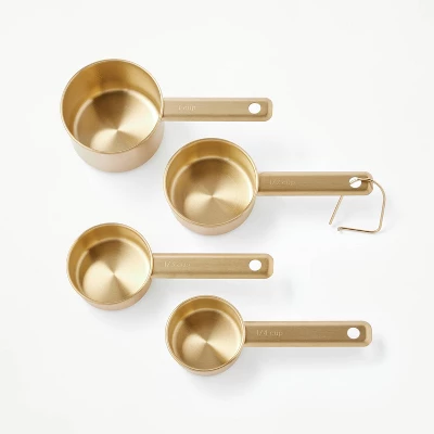 4pc Stainless Steel Measuring Cups - Figmint™ 6 4pc Stainless Steel Measuring Cups - Figmint™ - Image 4