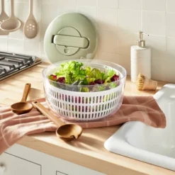 2pk Wood Salad Serving Spoon Set Brown - Figmint™: Acacia Salad Tongs, Kitchen Utensils, Hand Wash