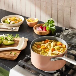 3qt Ceramic Nonstick Saucepan - Figmint™