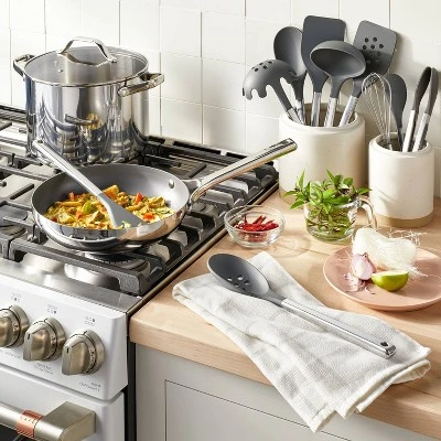 8qt Stainless Steel Tall Stock Pot Silver - Figmint™ 3 8qt Stainless Steel Tall Stock Pot Silver - Figmint™