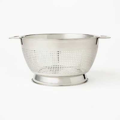 5qt Stainless Steel Colander - Figmint™ 6 5qt Stainless Steel Colander - Figmint™ - Image 4