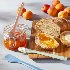 3pk Silicone Mini Spatula Set - Figmintâ„¢: Multicolored Kitchen Utensil Set, Dishwasher-Safe, Adult Use