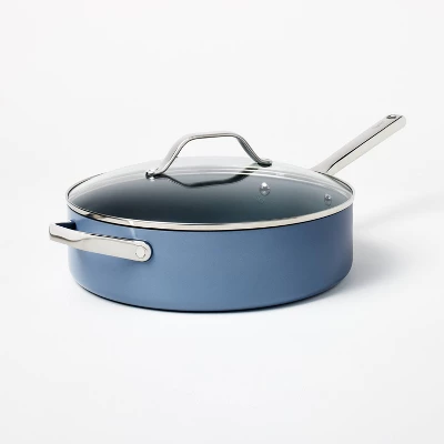 5qt Nonstick Ceramic Coated Aluminum Saute Pan - Figmint™ 9 5qt Nonstick Ceramic Coated Aluminum Saute Pan - Figmint™ - Image 7