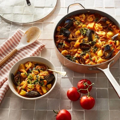 5qt Nonstick Ceramic Coated Aluminum Saute Pan - Figmint™ 3 5qt Nonstick Ceramic Coated Aluminum Saute Pan - Figmint™