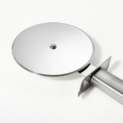 Stainless Steel Pizza Cutter Silver - Figmint™: Best Pizza Slicer, Kitchen Roller, Dishwasher-Safe, 8.83" Length 4 Stainless Steel Pizza Cutter Silver - Figmint™: Best Pizza Slicer, Kitchen Roller, Dishwasher-Safe, 8.83" Length - Image 2