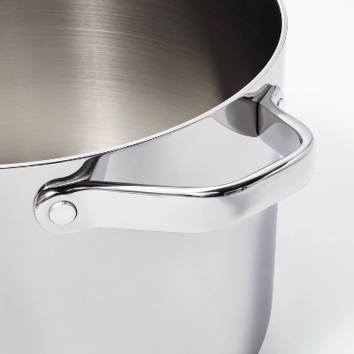 12qt Stainless Steel Stock Pot Silver - Figmint™ 5 12qt Stainless Steel Stock Pot Silver - Figmint™ - Image 3
