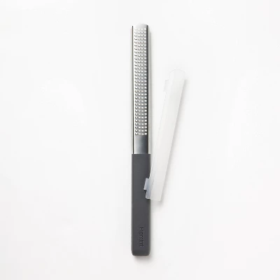 Zester With Shield Dark Gray - Figmint™: Stainless Steel Citrus Grater, Reusable Cover, Dishwasher-Safe 5 Zester With Shield Dark Gray - Figmint™: Stainless Steel Citrus Grater, Reusable Cover, Dishwasher-Safe - Image 3