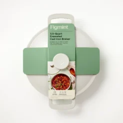 3.5qt Enamel Braiser - Figmint™ -Figmint GUEST e4bc5e40 8589 4faf aef6 ce8ab2c12cfa