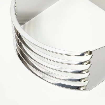 Pastry Blender Silver - Figmint™: Stainless Steel Blades, Hand Wash, Dishwasher-Safe, Kitchen Tool, 4" Height 4 Pastry Blender Silver - Figmint™: Stainless Steel Blades, Hand Wash, Dishwasher-Safe, Kitchen Tool, 4" Height - Image 2