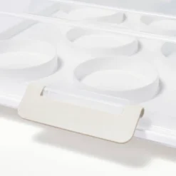 Silicone Rectangle Cupcake Carrier Clear/White/Gray - Figmint™ -Figmint GUEST f2bb0537 7cf0 49ac 9e3f a7489686bf25