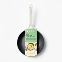 8" Nonstick Hard Anodized Aluminum Frypan Dark Gray - Figmint™ -Figmint GUEST fb67eb94 8eaa 49a3 9e1e d1086b54b881